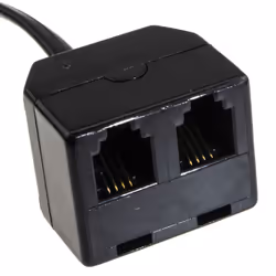 kenable Headset Buddy Training Adapter Twin RJ10 Sockets 4P4C 2 Handsets to 1 Receiver