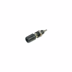 kenable Panel Mount Banana Plug Speaker Audio Solder Terminal Post Black 4mm