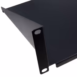 kenable [Twin Pack] Fixed Cantilever Shelf 2U 250mm Deep Black 19 inch Data Cabinet Rack