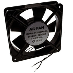 kenable Cooling Fan AC 220V 240V 120mm x 120mm x 25mm Ball Bearing for Wall Cabinet