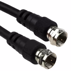kenable Satellite Virgin F Type Screw Connector Plug 75 ohm RG59 Aerial Cable 1.5m