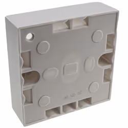 kenable [20 PACK] Surface Mount Back Box Pattress Box 1 Gang 25mm