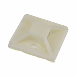 Cable Tie Base 30mm x 30mm Self Adhesive Natural Medium White [10 Pack]