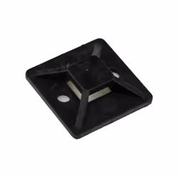 Cable Tie Base 30mm x 30mm Self Adhesive Medium Black [10 Pack]