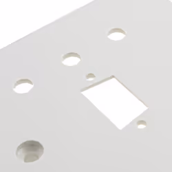 kenable Pre Drilled Mounting Wall Faceplate for SVGA & Phono RCA Audio Panel Mounts