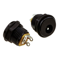 kenable Panel Mount 2 Pole DC Chassis Connector 2.1 x 5.5mm Power Connector [2 Pack]