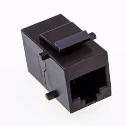 kenable RJ48/RJ45 10 Pin T1 Panel Mount Chassis Coupler 10P10C Module Black