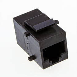 kenable RJ48/RJ45 10 Pin T1 Panel Mount Chassis Coupler 10P10C Module Black