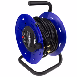 kenable 4 Way Gang Mains Extension 13 Amp Power Outlet Reel Cable 25m