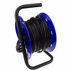 kenable 4 Way Gang Mains Extension 13 Amp Power Outlet Reel Cable 25m