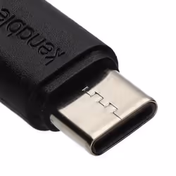 kenable 20AWG USB A To Type C USB C FAST CHARGE 3A+ Charging Cable 0.2m BLACK SHORT