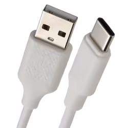 kenable USB C to Type A Fast Charge Charging 22AWG Lead Mobile Phone Cable 1m White