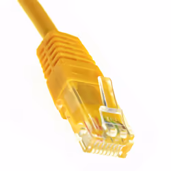 kenable Yellow Network Ethernet RJ45 Cat 5E UTP PATCH LAN COPPER Cable 0.25m