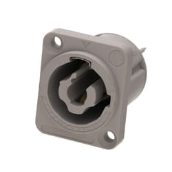 Neutrik Powercon Panel Mount Mains Outlet Solder Chasis NAC3MPB 3 Pin Male
