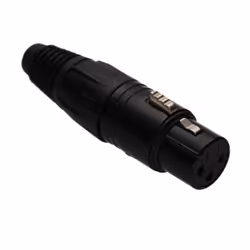 Neutrik NC3FX Female 3 Pin XLR Mic Line Socket Connector Silver Plated Contacts