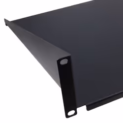 kenable Fixed Cantilever Shelf 2U 350mm Deep Black 19 inch Data Cabinet Rack
