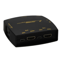 kenable 2 Port HDMI 2.0 KVM Switcher Box 4K 60Hz with Cables & Remote Control