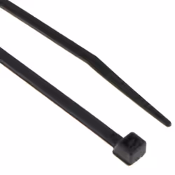 enTie Black Cable Ties 2.5mm x 100mm Nylon 66 UL Approved [50 Pack]