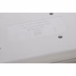kenable 8 Gang Way UK 13A Trailing Socket Mains Power Extension Lead White 2m