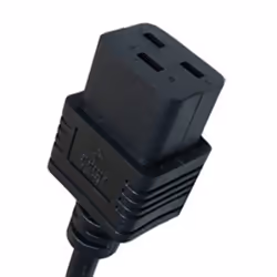 kenable Schuko 2 Pin Euro Plug to C19 16Amp Mains Cable Power Lead 2m