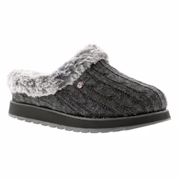 ) Skechers Keepsakes Ice Angel Womens Ladies Mule Slippers Grey UK Size - 4 (Adults'