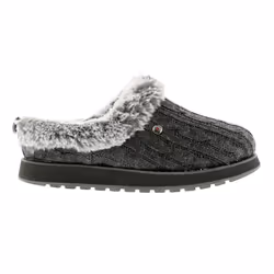 ) Skechers Keepsakes Ice Angel Womens Ladies Mule Slippers Grey UK Size - 4 (Adults'