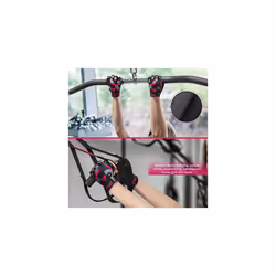 Gym Weight Lifting Gloves Workout Fitness Bodybuilding Breathable Powerlifting Wrist Support Training Exercise, Pink, S