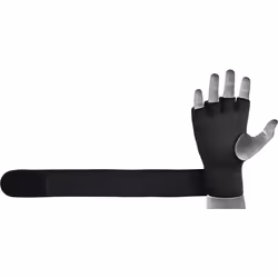Boxing Inner Gloves Hand Wraps, Hybrid Design for Gym Weight Lifting Workout, 50Cm Long Wrist Support, Gel Padded Neoprene Under Mitts, MMA Muay Thai