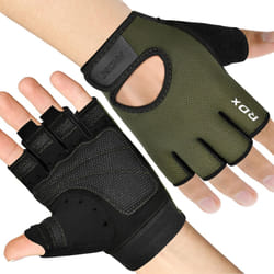 Weight Lifting Gloves Gym Fitness Workout, Anti Slip Palm Protection Half Finger Exercise Glove for Powerlifting Deadlifting Bodybuilding Calisthenics