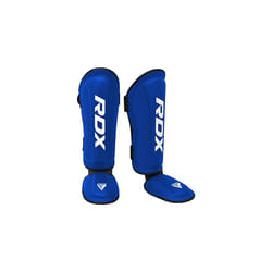 Shin Guards Kickboxing Muay Thai, SATRA SMMAF Approved, Premium Maya Hide Leather, Leg Instep Protection Pads, MMA Martial Arts kicking Sparring