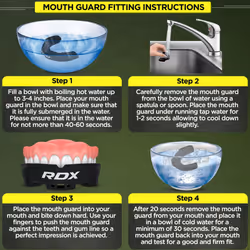Gum Shield Boxing MMA Mouth Guard Kickboxing Mouthpiece, Mouthguard Jaw Protector with Case, Muay Thai Martial Arts Rugby Hockey Football Judo Karate