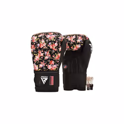 Women Boxing Gloves for Training Muay Thai Maya Hide Leather Ladies Mitts, Kickboxing, Sparring Glove for Punch Bag, Focus Pa ...