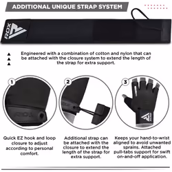 Weight Lifting Gloves, Additional Stretchable Long Wrist Support, Full Palm Grip, Men Women Fitness HIIT Workout, Bodybuilding Powerlifting Strength