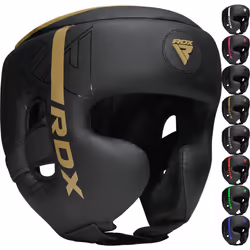 Headguard for Boxing, MMA Training, Adjustable Padded KARA Head Guard for Cheeks, Forehead and Ear Protection, Muay Thai Head ...