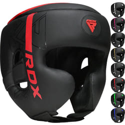 RDX Boxing Headgear  MMA Training  Adjustable Padded Kara Muay Thai He