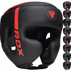 RDX Boxing Headgear MMA Training Adjustable Padded Kara Muay Thai He