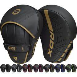 RDX Boxing Pads Curved Focus Mitts  Maya Hide Leather Kara Hook and ja
