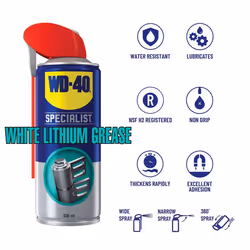 WD-40 Specialist White Lithium Grease Smart Straw 400ml