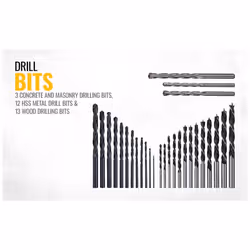 DT71563-QZ Combination Drill Bit Set - 100 Pieces - Black Durable Case Included