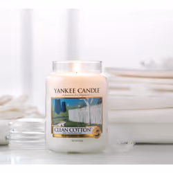 Yankee Candle Large Jar Candle - Clean Cotton