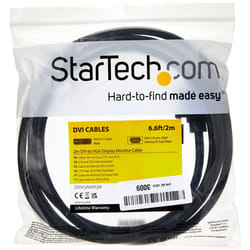 2m DVI to VGA Display Monitor Cable - DVI to VGA (15 Pin) - 2 Meter DVI-A to VGA Analog Video Cable Male to Male (DVIVGAMM2M)
