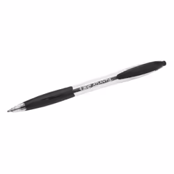 BIC Atlantis Clic Ball Pen 1.0mm Box of 12 - Black