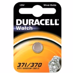 Duracell plus Watch Battery. High Performance. This is a non-rechargeable battery.