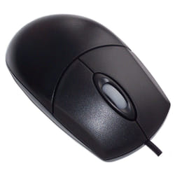 Accuratus MOUAC3331-BLK mouse Office Right-hand USB Type-A + PS/2 Optical 400 DPI