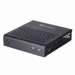 Silverstone PT13B, HTPC, PC, Black, Mini-ITX, Aluminium, Steel, HDD, Power