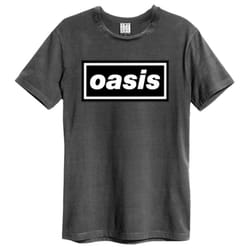 Oasis Decca Logo T Shirt - XL, Charcoal