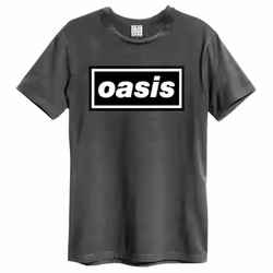 Oasis Decca Logo T Shirt - XXL, Charcoal