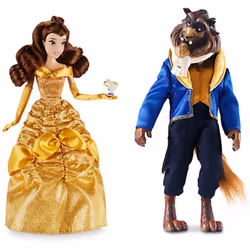 Disney NEW 2016 Store Princess Belle with Chip and Beast Classic Doll