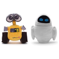 Disney WALL-E and EVE Mini Bean Bag Soft Toy Set 18cm