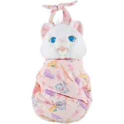 Disney Park Exclusive Plush Pillow Baby in Blanket Pouch Marie 10 Inch
